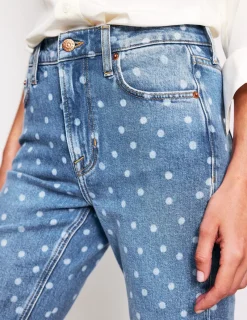 Jeans | Boden Girlfriend-Jeans- Laser-Punkt