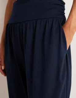 Nachtwäsche & Schlafanzüge | Hosen | Boden Hareem Jersey-Jogginghose-Aqua Marine Marl AquaMarineMarl