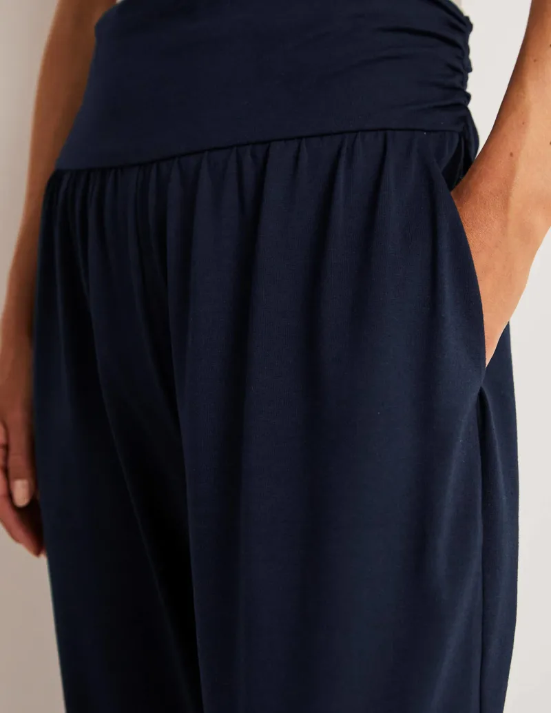 Nachtwäsche & Schlafanzüge | Hosen | Boden Hareem Jersey-Jogginghose-Aqua Marine Marl AquaMarineMarl