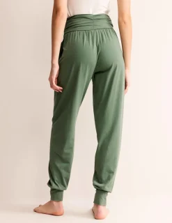 Nachtwäsche & Schlafanzüge | Hosen | Boden Hareem Jersey-Jogginghose- Erlengrün