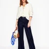 Jeans | Boden Hoch geschnittene Jeans mit weitem Bein-Indigo Waschung IndigoWaschung