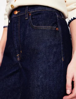 Jeans | Boden Hoch geschnittene Jeans mit weitem Bein-Indigo Waschung IndigoWaschung