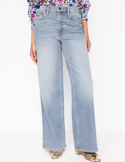 Jeans | Boden Hoch geschnittene Jeans mit weitem Bein-Ausgeblichene Optik AusgeblicheneOptik