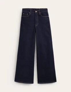 Jeans | Boden Hoch geschnittene Jeans mit weitem Bein-Indigo Waschung IndigoWaschung