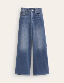 Jeans | Boden Hoch geschnittene Jeans mit weitem Bein-Beatnik Red BeatnikRed