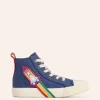 Schuhe, Turnschuhe & Sandalen | Boden Hochgeschnittene Canvas-Sneaker-Steuerbordblau Rakete SteuerbordblauRakete