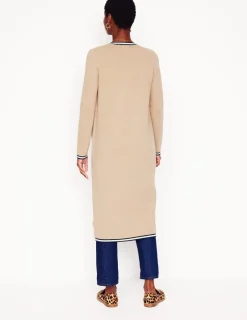 Pullover & Strickjacken | Boden Holly Lange Strickjacke-Camel Meliert CamelMeliert