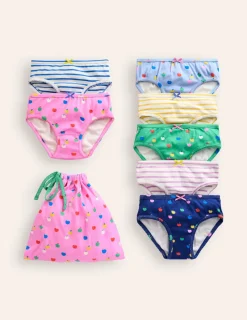 Unterwaesche | Boden Hosen im 7er-Pack-Bunt Pointelle BuntPointelle