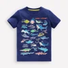 Oberteile & T-shirts | Boden In Dunkeln leuchtendes T-Shirt-Schuluniform-Navy, Haie Schuluniform-Navy,Haie