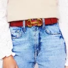 Gürtel | Boden Iris Ledergürtel mit Trensendetail- RED