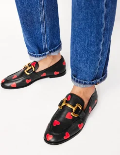 Flache Schuhe | Loafer | Boden Iris Loafer mit Trensendetail-Schwarze Herzen SchwarzeHerzen