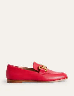 Flache Schuhe | Loafer | Boden Iris Loafer mit Trensendetail- Briefkastenrot