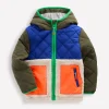 Mäntel & Jacken | Boden Jacke aus Teddyfell-Mix-Khaki, Blockfarben Khaki,Blockfarben