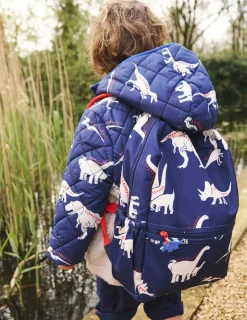 Mäntel & Jacken | Boden Jacke aus Teddyfell-Mix-Schuluniform-Marineblau Dino/Teddyfell Schuluniform-MarineblauDino/Teddyfell