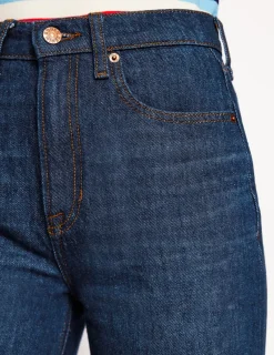 Jeans | Boden Jeans mit hohem Bund und geradem Bein-Dunkel Denim DunkelDenim