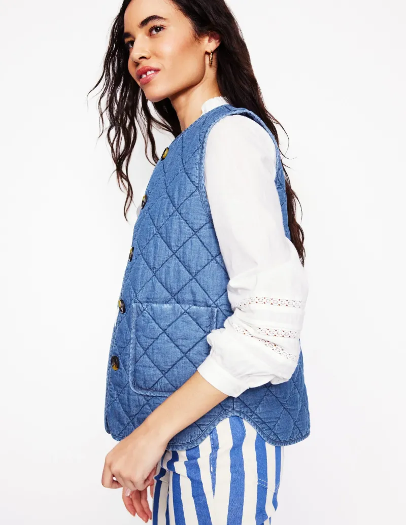 Blazer | Mäntel & Jacken | Boden Jeans-Steppweste-Mittlere Waschung MittlereWaschung