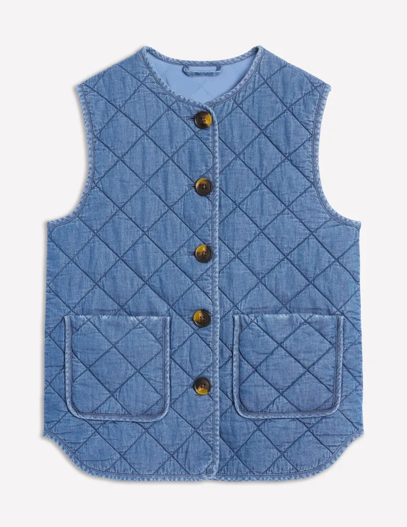 Blazer | Mäntel & Jacken | Boden Jeans-Steppweste-Mittlere Waschung MittlereWaschung