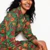 Kleider & Jumpsuits | Kleider In Petite | Boden Jemima Gestuftes Jerseykleid-Sattes Smaragdgrün, dekorative Knospe SattesSmaragdgrün,dekorativeKnospe