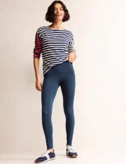 Nachtwäsche & Schlafanzüge | Hosen | Boden Jersey-Leggings mit hohem Bund-Aqua Marine Marl AquaMarineMarl