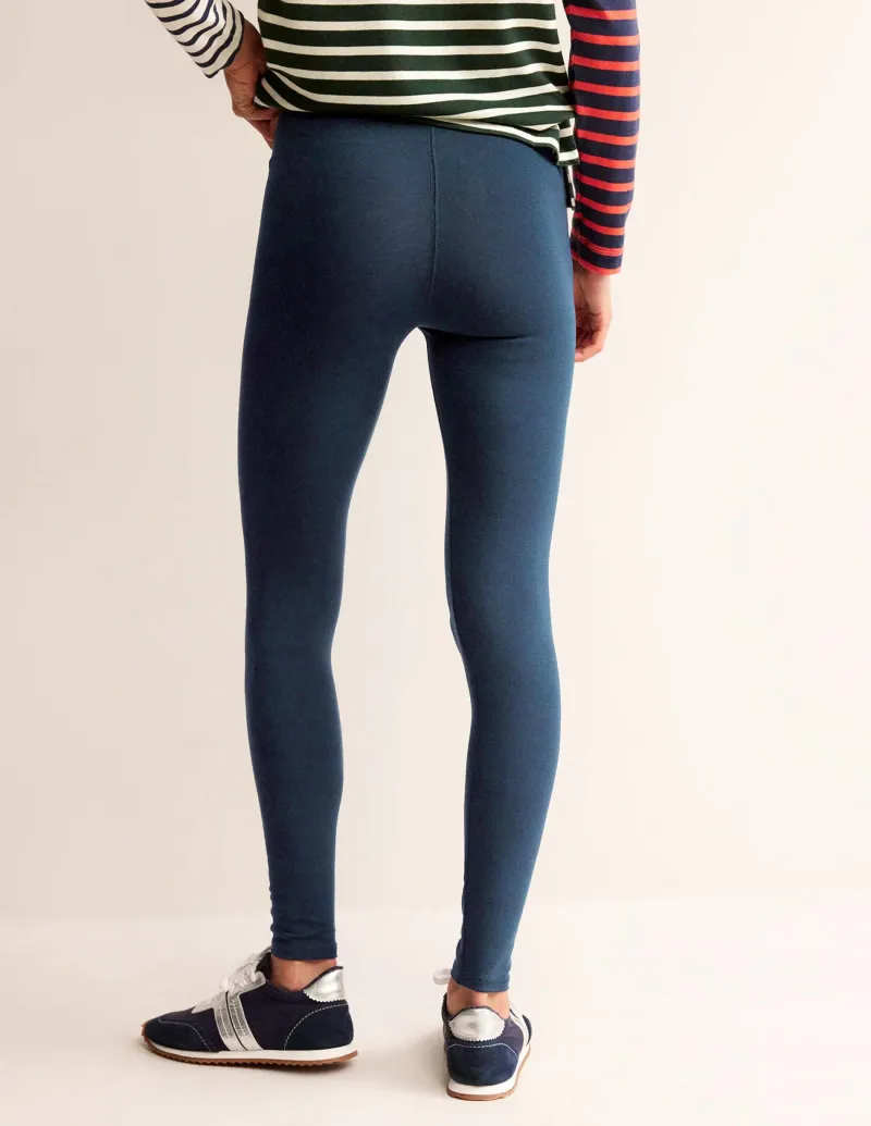 Nachtwäsche & Schlafanzüge | Hosen | Boden Jersey-Leggings mit hohem Bund-Aqua Marine Marl AquaMarineMarl