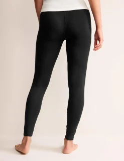 Nachtwäsche & Schlafanzüge | Hosen | Boden Jersey-Leggings mit hohem Bund- Schwarz