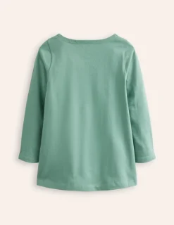 Oberteile & T-shirts | Tuniken | Boden Jersey-Tunika mit Applikationen-Eukalyptus Hase EukalyptusHase