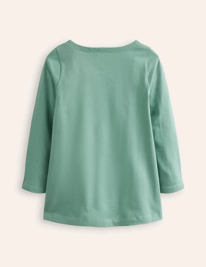 Oberteile & T-shirts | Tuniken | Boden Jersey-Tunika mit Applikationen-Eukalyptus Hase EukalyptusHase