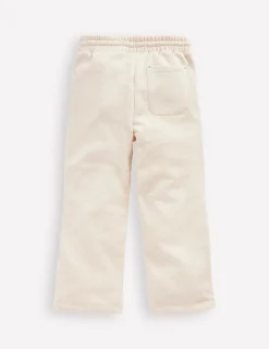 Hosen & Jeans | Boden Jogginghose mit weitem Bein und Applikation-Haferbeige Meliert Haustiere HaferbeigeMeliertHaustiere