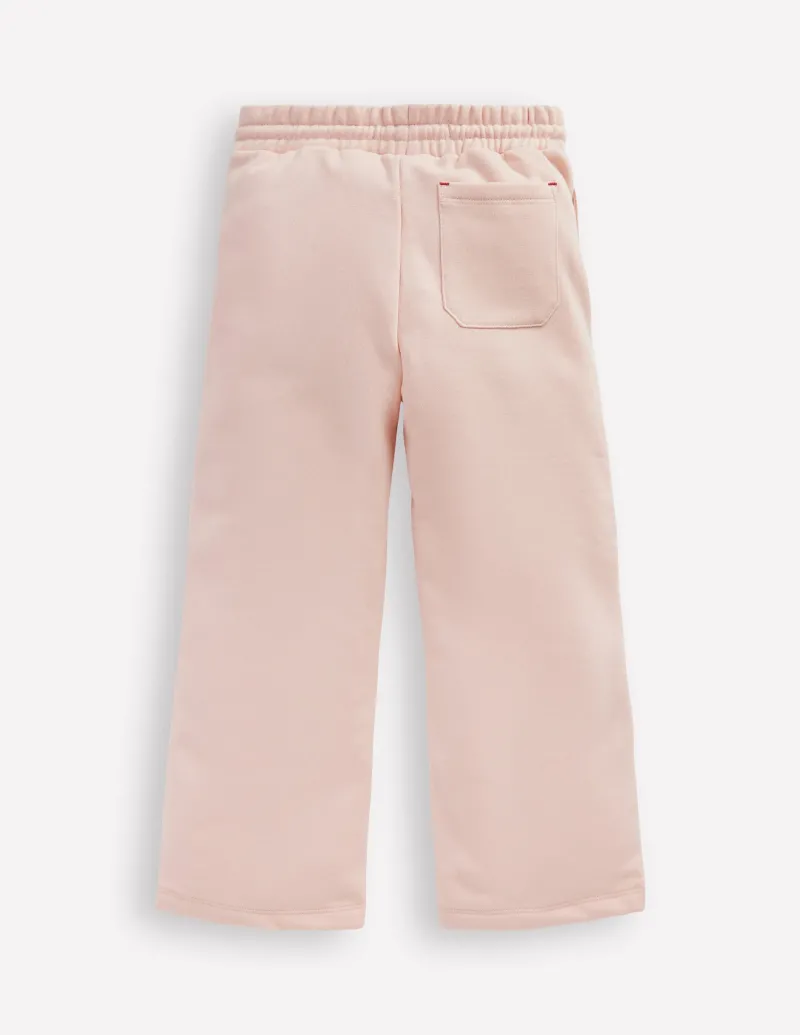 Hosen & Jeans | Boden Jogginghose mit weitem Bein und Applikation-Kreiderosa Herzen KreiderosaHerzen