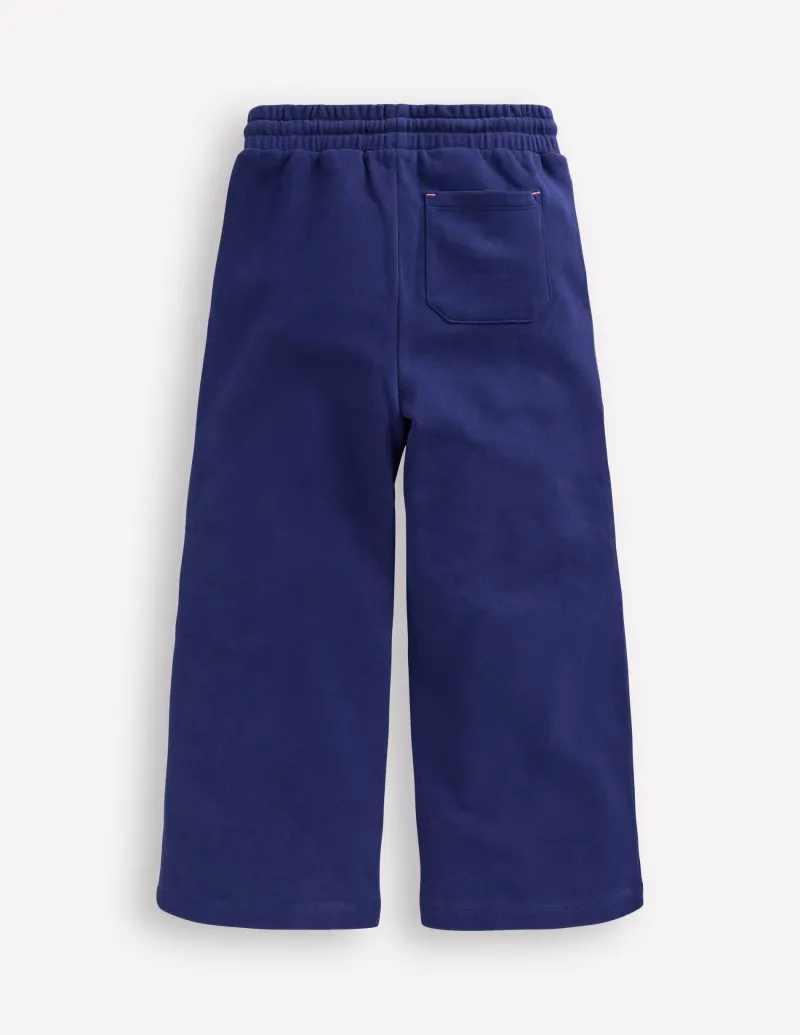 Hosen & Jeans | Boden Jogginghose mit weitem Bein und Applikation-Steuerbordblau Kirschen SteuerbordblauKirschen