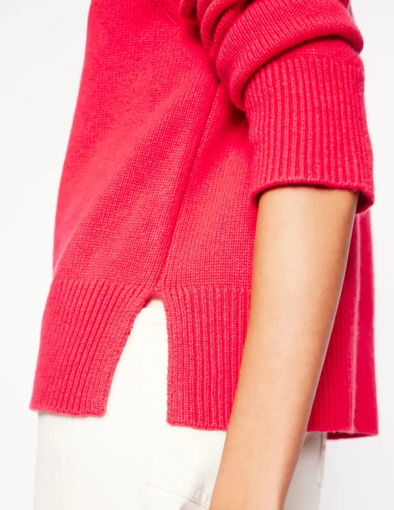 Pullover & Strickjacken | Boden Kaschmirpullover mit weiten Ärmeln- Kamelienrosa