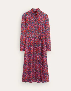 Kleider & Jumpsuits | Kleider In Petite | Boden Kate Midi-Hemdblusenkleid-Bittersüß, Wiesenblume Bittersüß,Wiesenblume