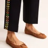 Flache Schuhe | Boden Kitty Ballerinas mit flexibler Sohle-Ingwerplätzchen Wildleder IngwerplätzchenWildleder