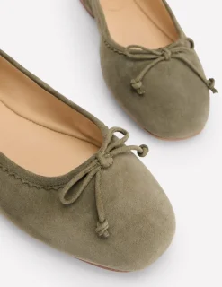 Flache Schuhe | Boden Kitty Ballerinas mit flexibler Sohle- Aquamarine