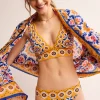Bademode | Boden Klassische Bikinihose-Künstlerisches Gold, Mosaik Blüte KünstlerischesGold,MosaikBlüte