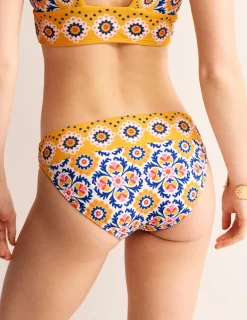 Bademode | Boden Klassische Bikinihose-Künstlerisches Gold, Mosaik Blüte KünstlerischesGold,MosaikBlüte