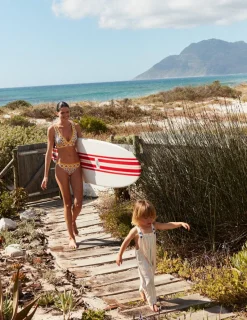 Bademode | Boden Klassische Bikinihose-Künstlerisches Gold, Mosaik Blüte KünstlerischesGold,MosaikBlüte