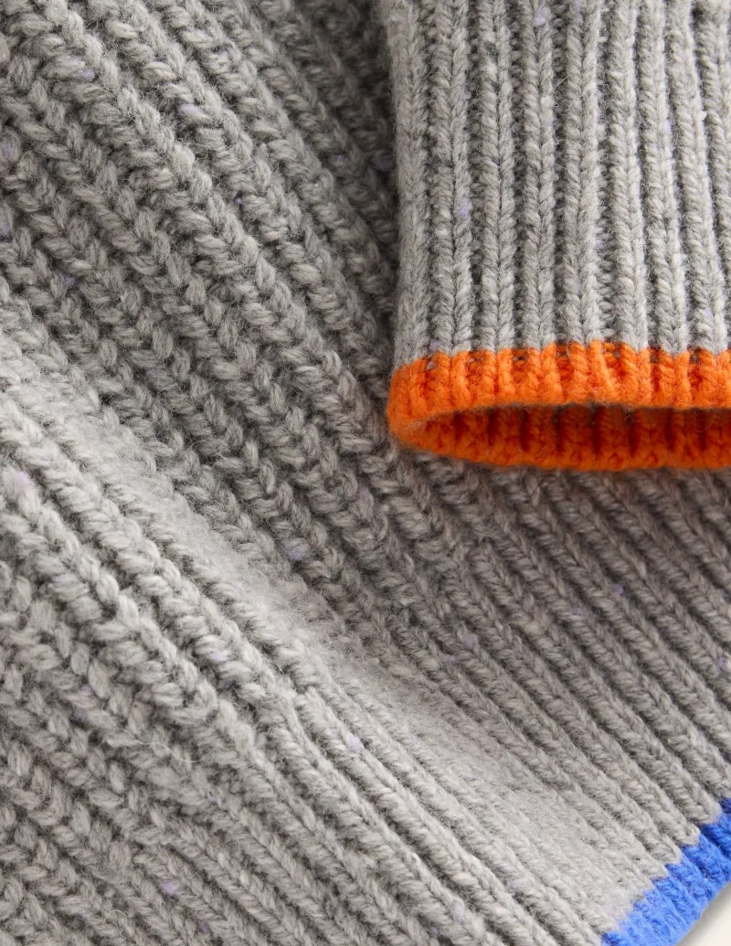 Pullover & Strickjacken | Boden Klassischer Pullover mit halblangem Reißverschluss- Black