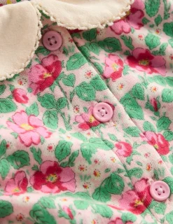 Kleider | Boden Kleid aus Jersey-Doppeltuch-Rosa Wildrose Blumenmuster RosaWildroseBlumenmuster