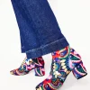 Absatzschuhe | Stiefel | Boden Kniehohe Stretchstiefel mit Absatz-Bunt, Botanik-Paisley Bunt,Botanik-Paisley