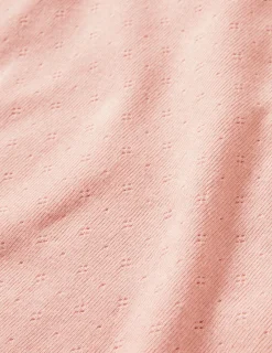 Oberteile & T-shirts | Boden Kurzärmliges Pointelle-Oberteil- Altrosa
