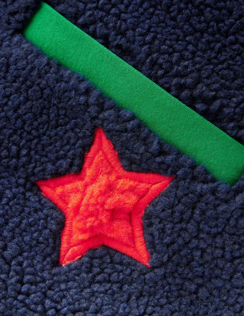 Mäntel & Jacken | Boden Kuschelige Teddyfell-Jacke-Schuluniform-Marineblau Stern Schuluniform-MarineblauStern