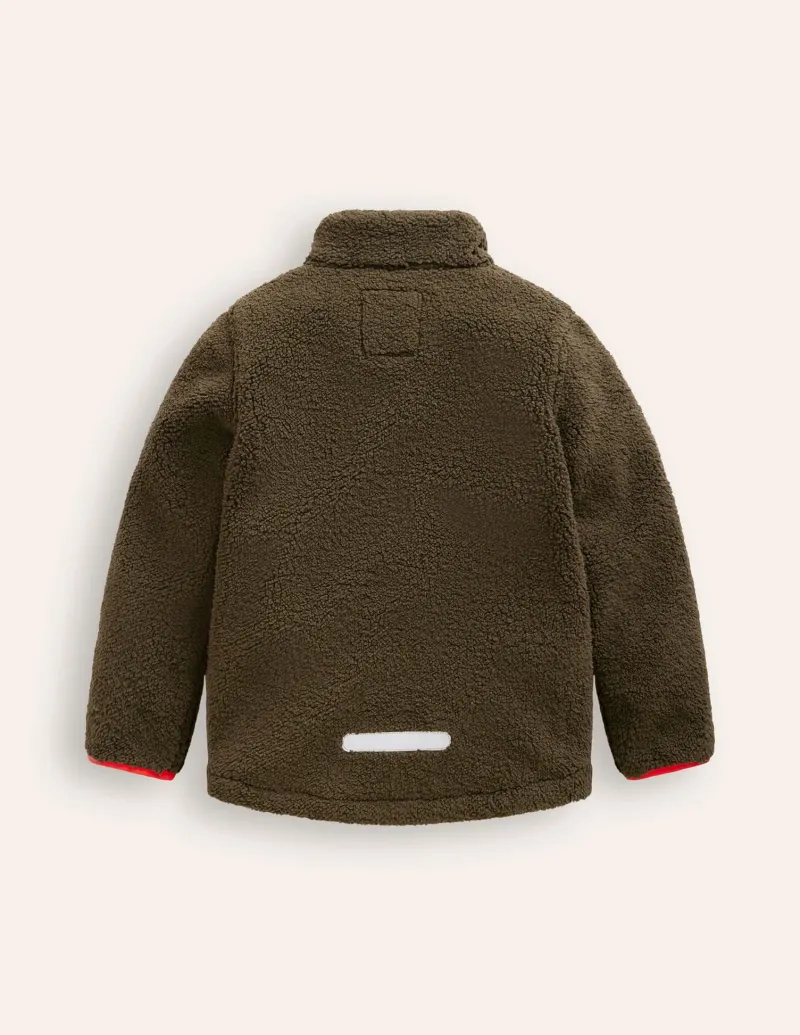 Mäntel & Jacken | Boden Kuschelige, winddichte Fleecejacke-Blasses Khaki BlassesKhaki