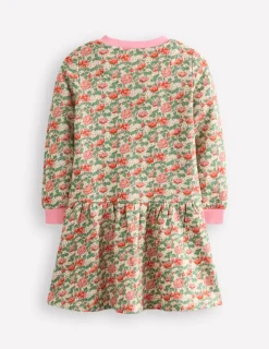 Kleider | Boden Kuscheliges, bedrucktes Sweatshirt-Kleid-Kreiderosa Wildrose KreiderosaWildrose