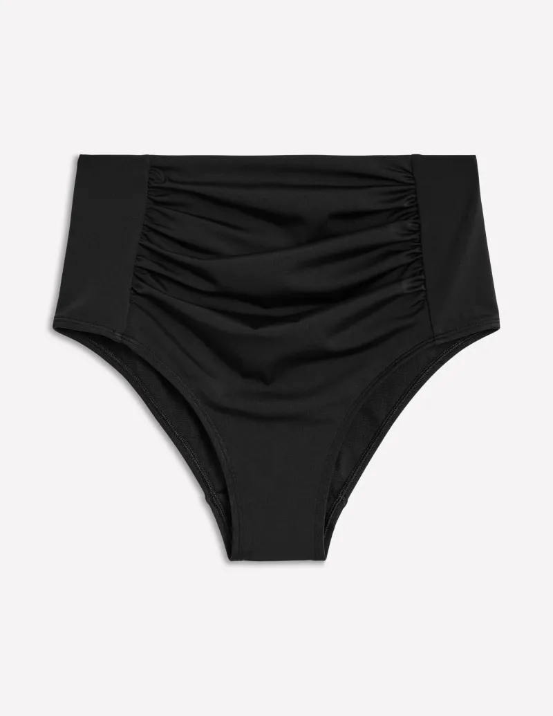 Bademode | Boden Kythira Geraffte Bikinihose- Schwarz