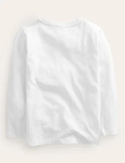 Oberteile & T-shirts | Boden Langärmliges T-Shirt für den Alltag- Weiß
