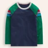 Oberteile & T-shirts | Boden Langärmliges T-Shirt mit Raglanärmeln-Juwelgrün/ Marineblau Juwelgrün/Marineblau