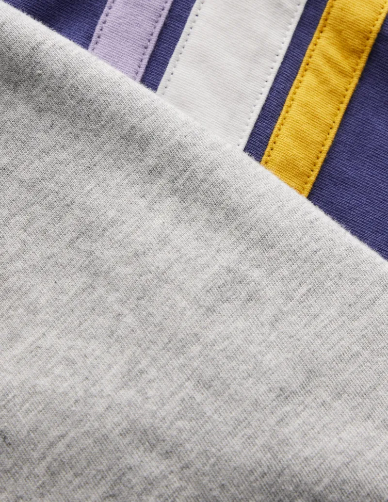 Oberteile & T-shirts | Boden Langärmliges T-Shirt mit Raglanärmeln-Grau Meliert/Steuerbord-Blau GrauMeliert/Steuerbord-Blau
