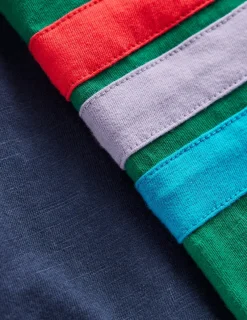 Oberteile & T-shirts | Boden Langärmliges T-Shirt mit Raglanärmeln-Juwelgrün/ Marineblau Juwelgrün/Marineblau