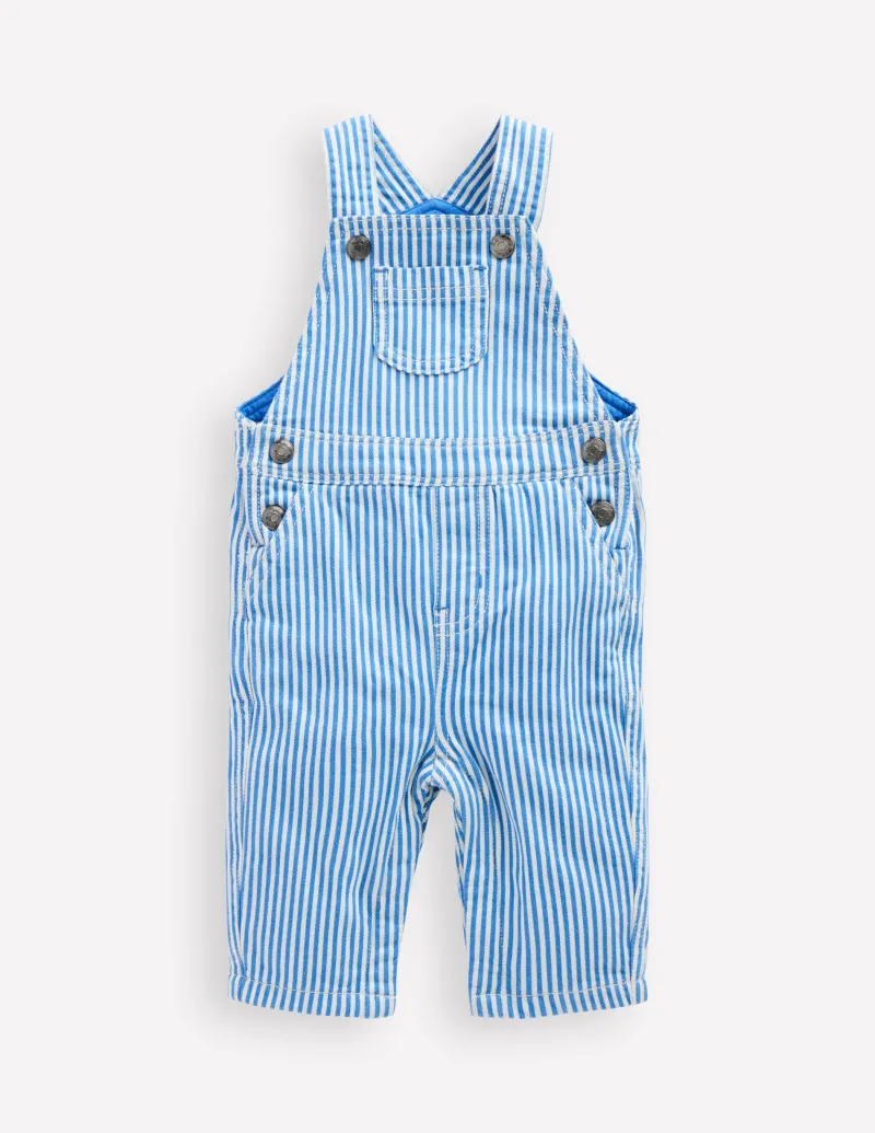 Hosen & Leggings | Boden Latzhose für Jungen-Blau Drell Streifen BlauDrellStreifen